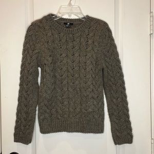 H&M - Sweater - Olive Green - Size XS